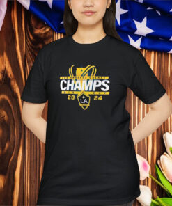 Official Los Angeles Galaxy 2024 MLS Cup Champions Custom Shirt