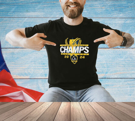 Official Los Angeles Galaxy 2024 MLS Cup Champions Custom Shirt