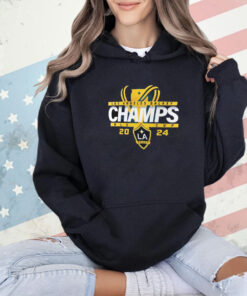 Official Los Angeles Galaxy 2024 MLS Cup Champions Custom Shirt