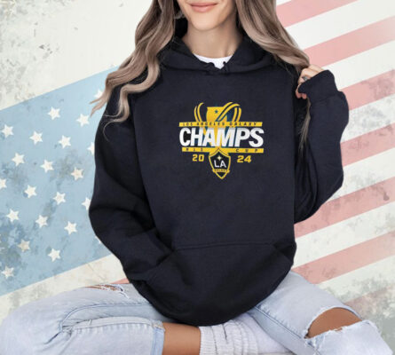 Official Los Angeles Galaxy 2024 MLS Cup Champions Custom Shirt