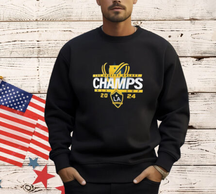 Official Los Angeles Galaxy 2024 MLS Cup Champions Custom Shirt