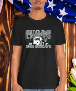 Official Ohio Bobcats 2024 Helmet Football MAC Champions Shirts