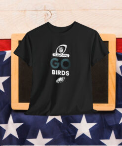 Official Philadelphia Eagles Go Birds 2024 NFL Playoffs Shirt