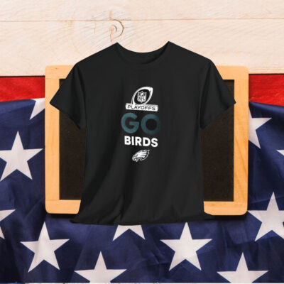 Official Philadelphia Eagles Go Birds 2024 NFL Playoffs Shirt