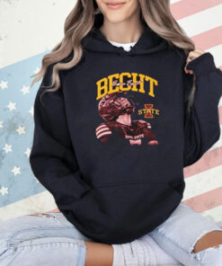 Official Rocco Becht Iowa State Cyclones Spotlight Crimson Signature Shirt