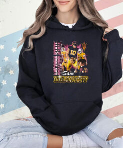Official Sam Leavitt Arizona State Sun Devils Football 90s Graphic Shirt