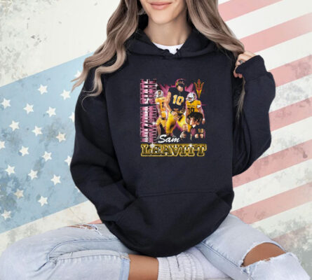Official Sam Leavitt Arizona State Sun Devils Football 90s Graphic Shirt