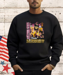 Official Sam Leavitt Arizona State Sun Devils Football 90s Graphic Shirt