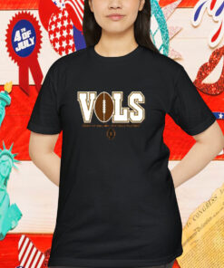 Official Tennessee Vols CFP College Football Playoff 2024-25 Retro Wordmark Shirt