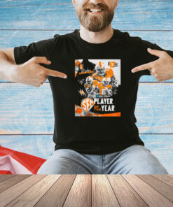 Official Tennessee Vols Dylan Sampson 2024 SEC Player of the Year USA Today Poster Shirt