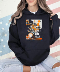 Official Tennessee Vols Dylan Sampson 2024 SEC Player of the Year USA Today Poster Shirt