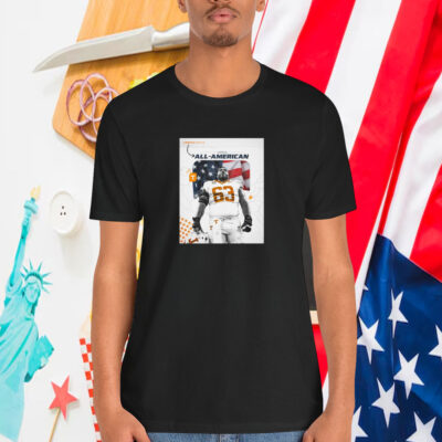 Official Tennessee Vols Football Cooper Mays 2024 AFCA All-America Honors Poster Shirt
