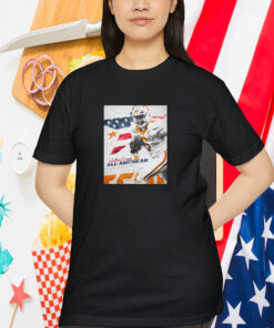 Official Tennessee Vols Football Dylan Sampson Running Back 2024 Walter Camp All-America Poster Shirt