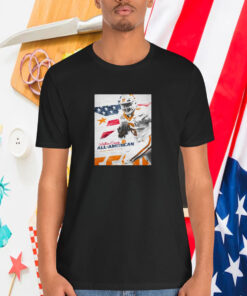 Official Tennessee Vols Football Dylan Sampson Running Back 2024 Walter Camp All-America Poster Shirt