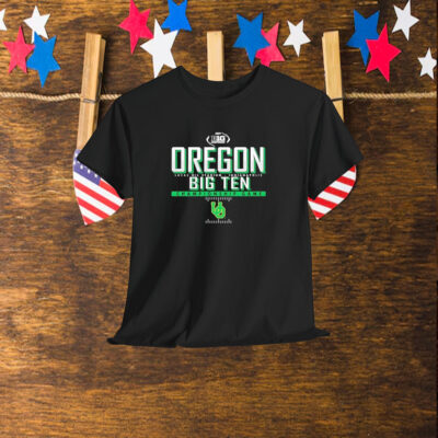 Oregon Ducks 2024 Big Ten Football Championship Schedule Shirt