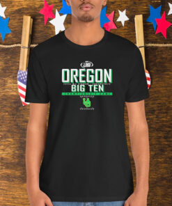 Oregon Ducks 2024 Big Ten Football Championship Schedule Shirt