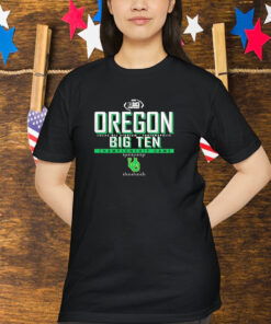 Oregon Ducks 2024 Big Ten Football Championship Schedule Shirt