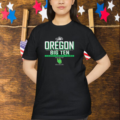 Oregon Ducks 2024 Big Ten Football Championship Schedule Shirt