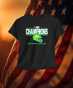 Oregon Ducks 2024 Big Ten Football Conference Champions Lucas Oil Stadium Shirt