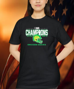 Oregon Ducks 2024 Big Ten Football Conference Champions Lucas Oil Stadium Shirt