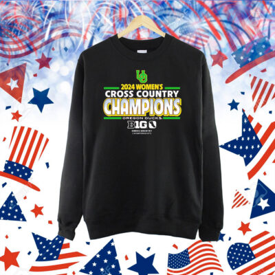 Oregon Ducks 2024 Big Ten Womens Cross Country Champs Shirt