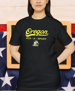 Oregon Ducks Pick-A-Sport Mascot Shirt