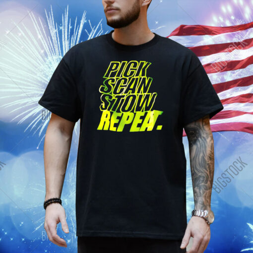 Pick scan stow repeat Shirt