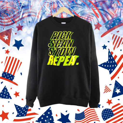 Pick scan stow repeat Shirt