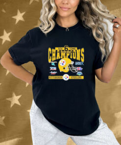 Pittsburgh Steelers Six Time Super Bowl Champions Shirt