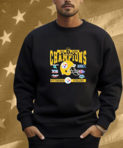 Pittsburgh Steelers Six Time Super Bowl Champions Shirt