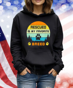 Rescued is my favorite breed vintage Shirt