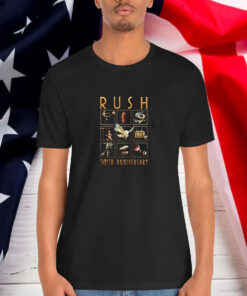 Rush 50Th Anniversary 2024 R50 Vignettes Shirt