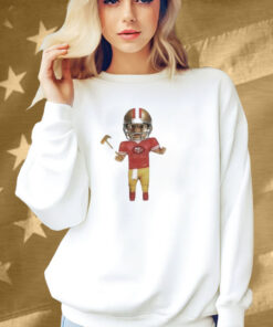 San Francisco 49ers GOLF WANG White Bobblehead Shirt