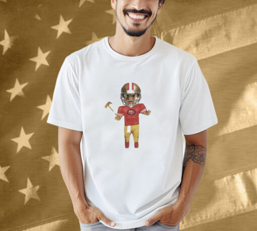 San Francisco 49ers GOLF WANG White Bobblehead Shirt