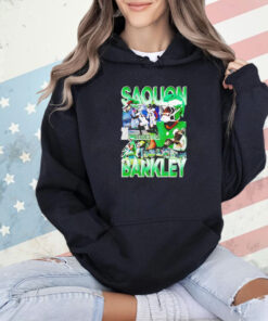 Saquon Barkley 26 Philadelphia Eagles 2018 offensive rookie of the year graphic Shirt