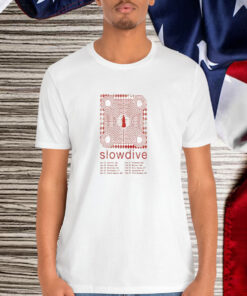 Slowdive North American Friends Tour US & Canada 2025 Shirt