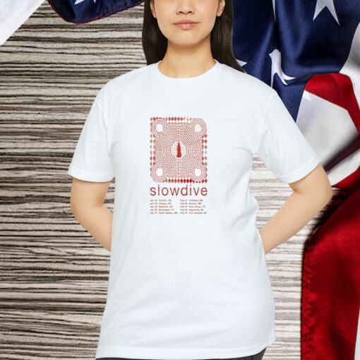 Slowdive North American Friends Tour US & Canada 2025 Shirt