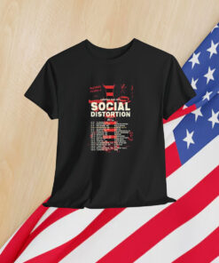 Social Distortion European Tour 2025 Shirt