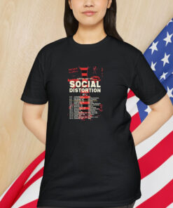 Social Distortion European Tour 2025 Shirt