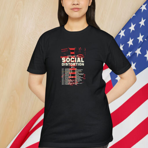 Social Distortion European Tour 2025 Shirt