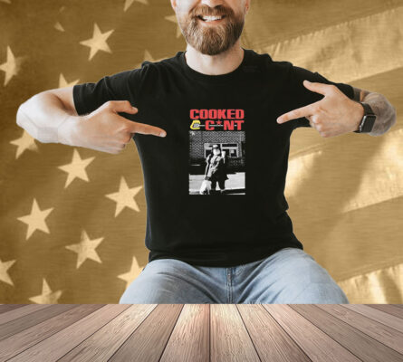 Steph De Lander Cooked Cunt Out Acid Wash Shirt