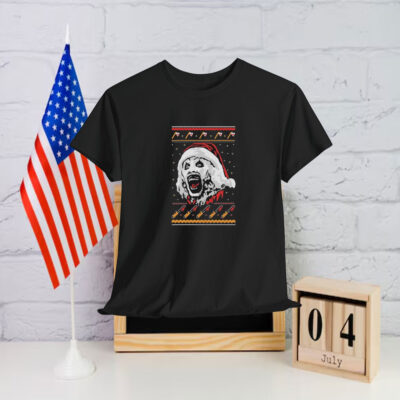 Terrifier 3 Festive Frights Ugly Christmas Shirt