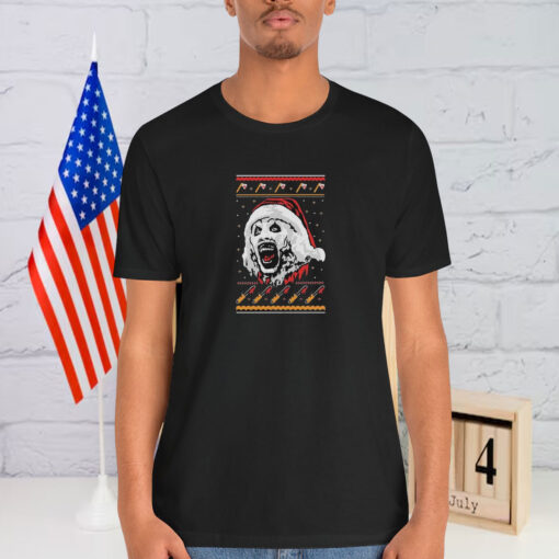 Terrifier 3 Festive Frights Ugly Christmas Shirt