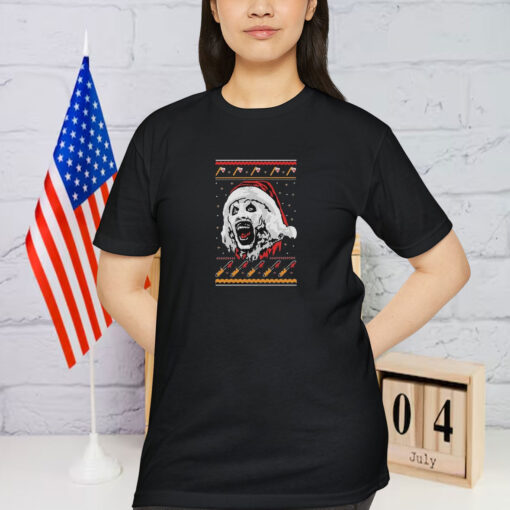 Terrifier 3 Festive Frights Ugly Christmas Shirt