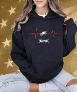 The Heartbeat Of Philadelphia Eagles Tee Shirt