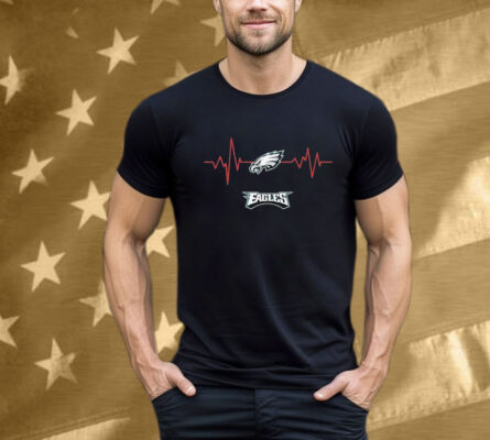 The Heartbeat Of Philadelphia Eagles Tee Shirt