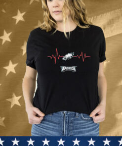 The Heartbeat Of Philadelphia Eagles Tee Shirt