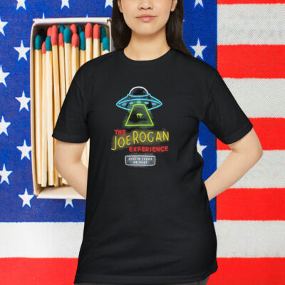 The Joe Rogan Experience Austin Texas Or Bust Neon Alien JRE Shirt