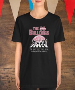 The Mississippi State Bulldogs 130 Years 1895-2025 Signature Thank You For The Memories T-Shirt