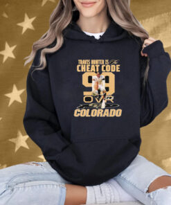 Travis Hunter Is The Cheat Code Colorado Buffaloes Signature Shirt